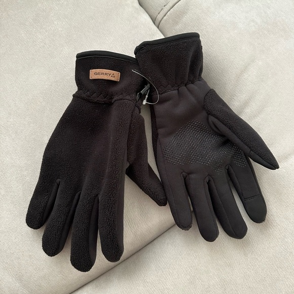 New Gerry Men’s Cold Weather Gloves Black - Picture 1 of 6